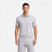 FJØRNA men's summer polo shirt and shorts set featuring a slim fit casual outfit, perfect for warm weather wear.