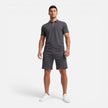 Men's slim fit polo shirt and shorts set by FJØRNA, perfect for summer casual wear, featuring a stylish and comfortable design.