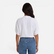 FJØRNA women's lightweight chiffon V-neck summer blouse, casual and breezy for warm weather, shown in a soft pastel color.