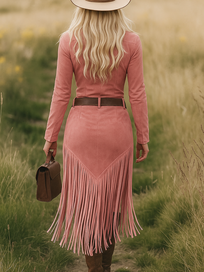 Tassel Midi Dress | Casual Dress