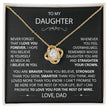 Sofia | Gift, To My Daughter - Love Knot Necklace