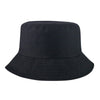 Unisex minimalist bucket hat with stitched brim by FJØRNA, featuring a simple design and durable stitching detail.