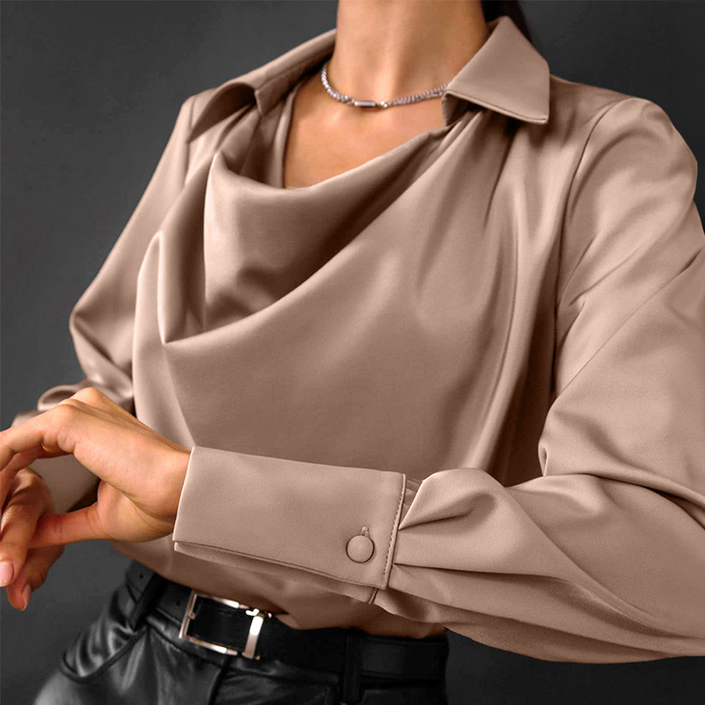 Catarina - Elegant Satin Blouse for Women