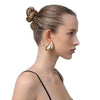 Grace | Sculpted Teardrop Earrings in 18K Gold plated or Silver