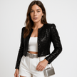 Women’s Sequin Evening Jacket | Short Style