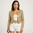 Women’s Sequin Evening Jacket | Short Style