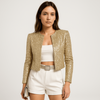 Women’s Sequin Evening Jacket | Short Style