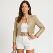 Women’s Sequin Evening Jacket | Short Style