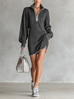 White Knit Mini Dress For Women