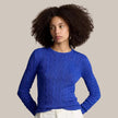 Cable-Knit Cotton Sweater - 3
