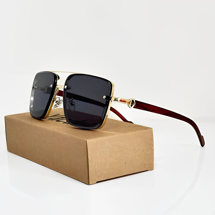 FJØRNA women's aviator sunglasses with UV400 protection and gradient lenses, stylish eyewear for sun protection.
