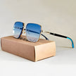 FJØRNA women's aviator sunglasses with UV400 protection and gradient lenses, stylish eyewear for sunny days.