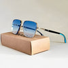 FJØRNA women's aviator sunglasses with UV400 protection and gradient lenses, stylish eyewear for sunny days.