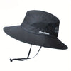 Women's FJØRNA wide brim sun hat with breathable mesh for outdoor protection and stylish sun shading.