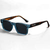 Women's square acetate sunglasses with gradient lenses and UV400 protection by FJØRNA, featuring a stylish frame design.