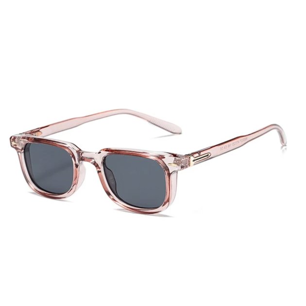 FJØRNA women's tortoiseshell sunglasses with blue mirrored lenses and UV protection, stylish eyewear for sunny days.