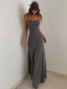 FJØRNA Y2K bodycon women's maxi dress, summer-ready style, perfect for special occasions, featuring a sleek, fitted design.