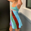 Y2K Colorful Women's Mini Dress - Party & Day Style