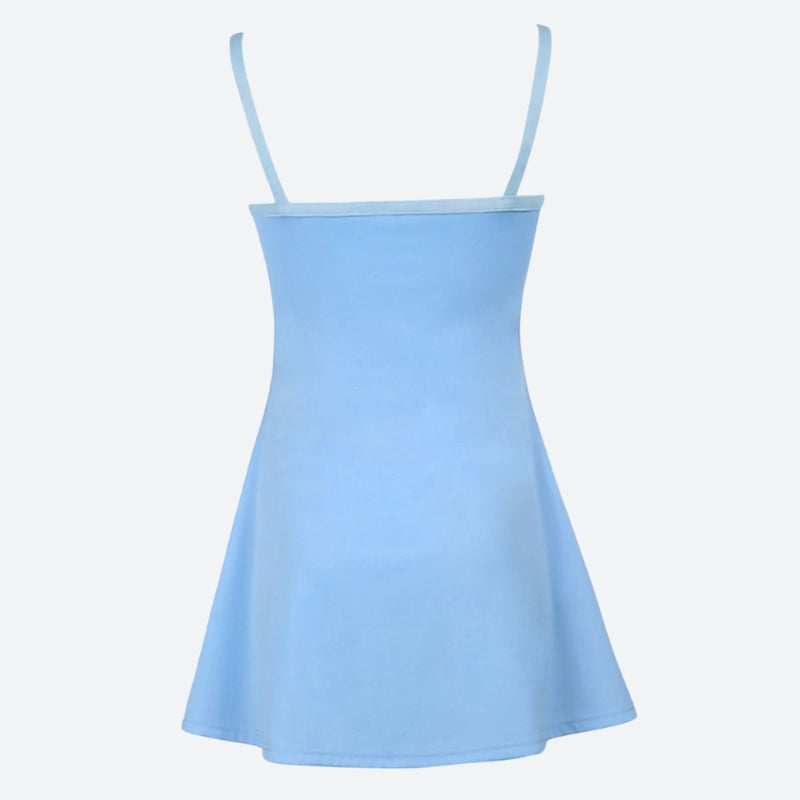 Y2K Colorful Women's Mini Dress - Party & Day Style