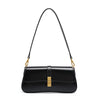 Nathalie Simple leather shoulder purse