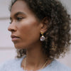 FJELLSTRAND Lavender | Gold-Plated Earrings Featuring Lavender Baroque Pearls