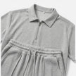 Men's textured zip polo shirt and shorts set by FJØRNA, perfect for summer, featuring a stylish zip neckline and comfortable fit.