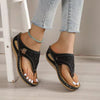 FJØRNA women's orthopedic heeled sandals with wedge, adjustable strap, arch support, soft leather, and anti-slip sole for comfort.