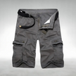 FJØRNA men's cargo shorts with belt and multiple pockets, casual and comfortable for everyday wear.