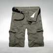 FJØRNA men's cargo shorts with belt and multiple pockets, designed for durability and casual outdoor wear.