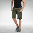 Men's cargo shorts by FJØRNA with belt, multiple pockets, and a casual fit, ideal for outdoor and everyday wear.