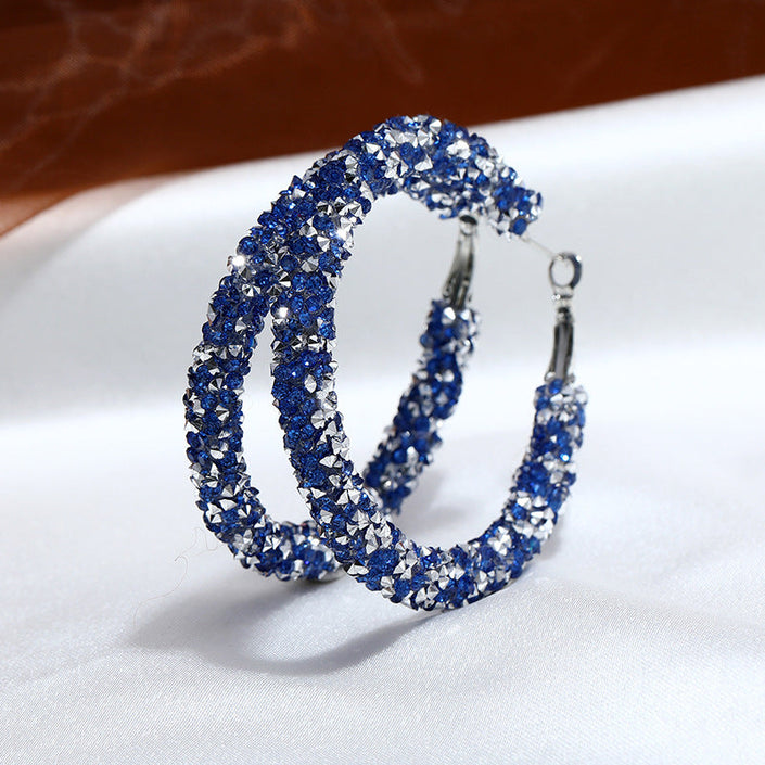 Chic, Opulent, and Radiant Hoop Earrings