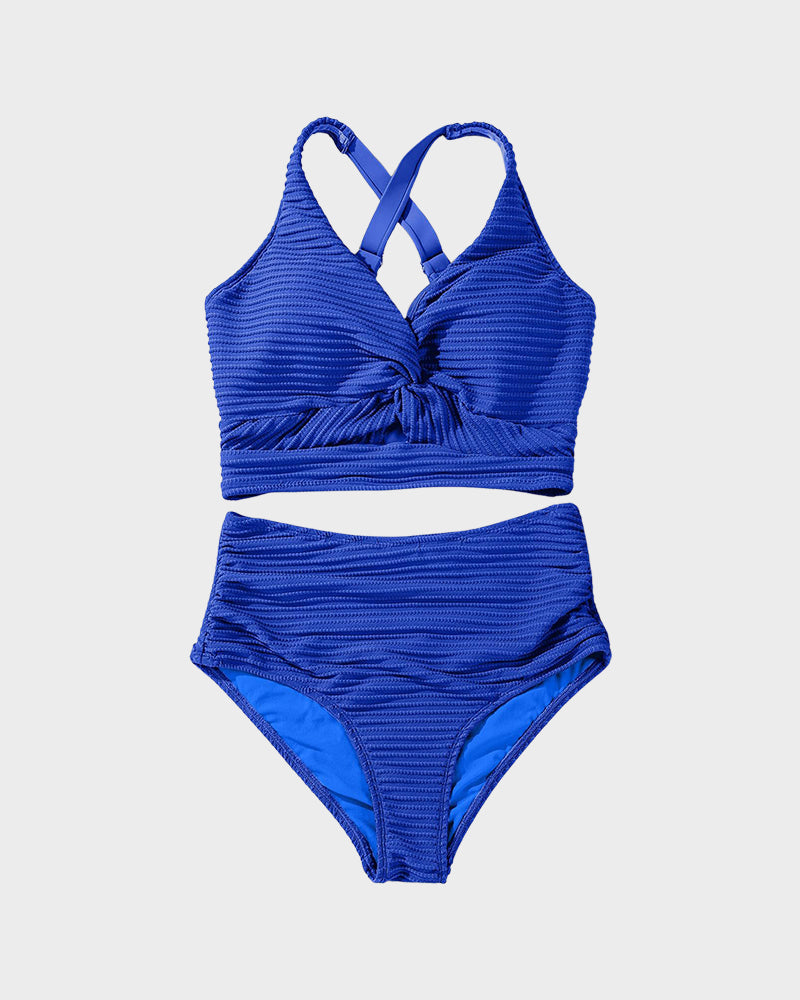 FJØRNA women's bikini set featuring a stylish, flattering fit with adjustable straps and vibrant swimwear design.