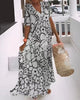 Ariane – Feminine Midi Dress with Summer Print