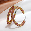 Chic, Opulent, and Radiant Hoop Earrings