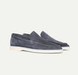 Matte Suede Slip-On Loafers - 8