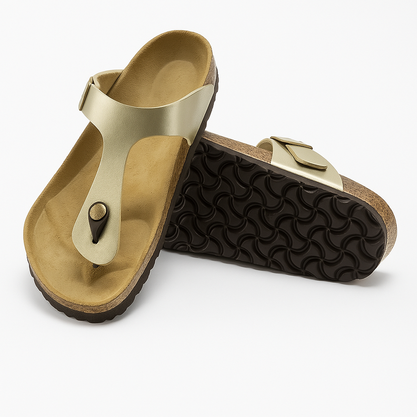 Sophia | Women’s Orthopedic Buckle Strap Summer Mules with Arch Support