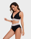 Women's FJØRNA high waist halter neck bikini set, shaping swimwear with supportive fit and stylish design for women.