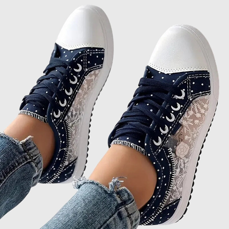 FJØRNA Elyana™ orthopedic sneakers featuring supportive design and comfortable fit, displayed on a clean white background.