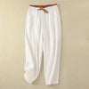 FJØRNA Vivo™ Relaxed Summer Pants in lightweight fabric, showing a casual fit and neutral color on a model.