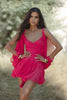 Isla | Elegant Ruffled Dress with Built-In Shorts