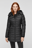 Slim Fit Long Puffer Coat Black - 6