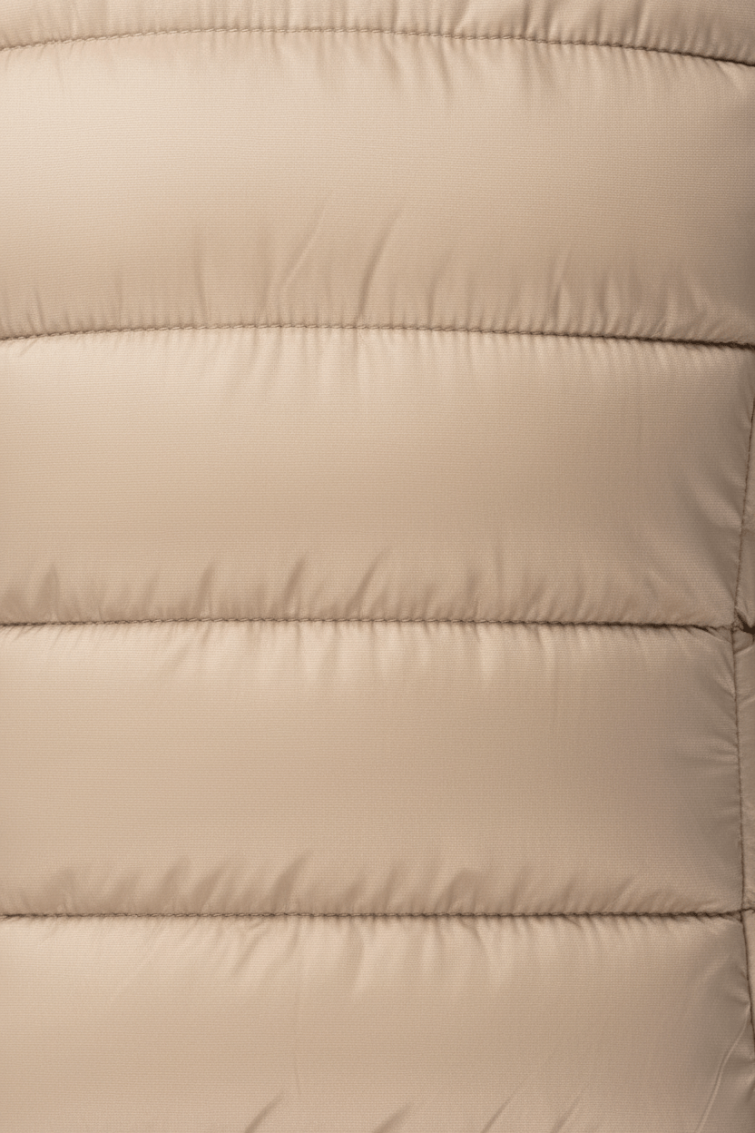 Slim Fit Long Puffer Coat Black - 14