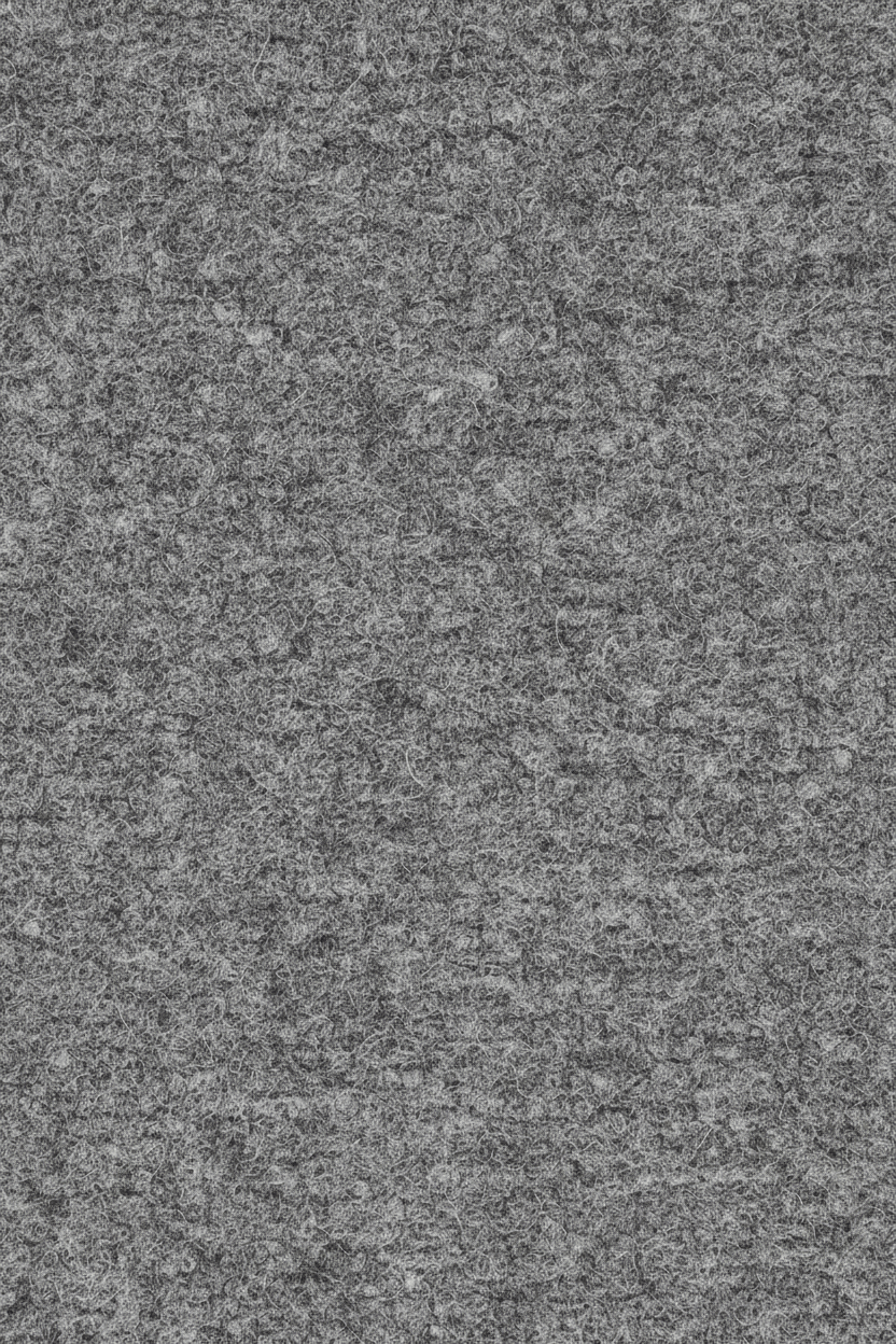 Wool Blend Coat Grey Stand Collar - 7