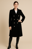 Tailored Black Trench Coat - 4