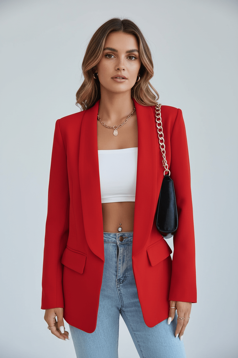 Tailored Blazer Chic Style - 14