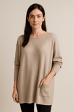 Oversized Cotton Sweater Tunic - 9