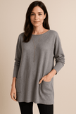 Oversized Cotton Sweater Tunic - 4