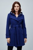 Elegant Wool Blend Coat - 11