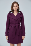 Elegant Wool Blend Coat - 1