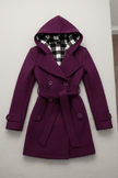 Elegant Wool Blend Coat - 8